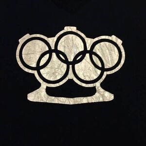 Brass Knuckles Olympics Extra Long, T-shirt, XL, Black,KooDoo